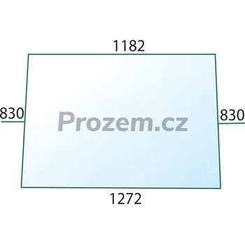 Autosklo Sklo přední pro Zetor, 5911-7937, 59117937