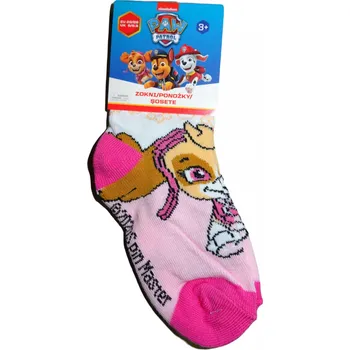 Dívčí růžové ponožky Paw Patrol 27 - 30