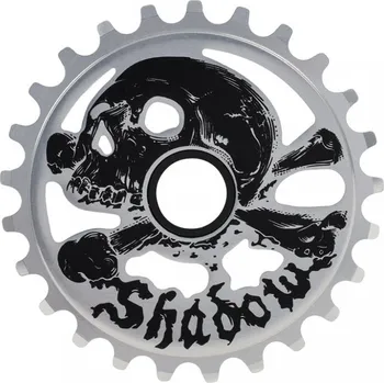 Převodník na kolo BMX převodník Shadow CRANIUM stříbrná 25T