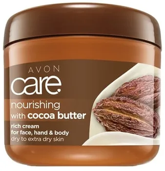 Tělový krém AVON Care Vyživující krém na obličej, ruce a tělo s kakaovým máslem 400 ml