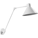 Bílé kovové nástěnné světlo Kave Home Dione