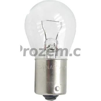 Žárovka Žárovka kulová, 12 V, 18 W, patice BA 15s