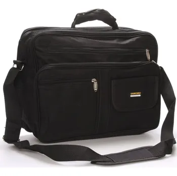 Pánská látková taška přes rameno černá - Sanchez Garen černá