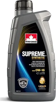 Motorový olej Petro-Canada Supreme Synthetic 0W-16 1 l