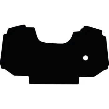 Rohožka GRANIT gumová rohožka do traktoru Deutz Fahr Agrofarm 400 (od 2013), černá rohožka do traktoru, rohož do traktoru