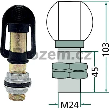Maják Nástrčná trubka pro maják s pryžovou zátkou (207AD36/1)