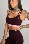 Gym Glamour Podprsenka bezešvá Deynn Bordo XS bordo