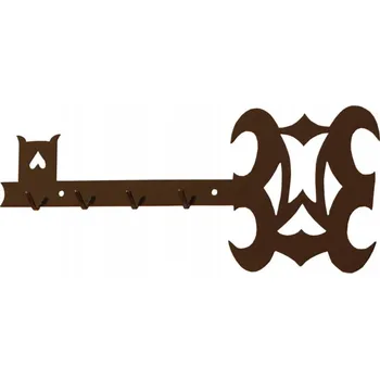 Věšák HARMONY věšák na klíče - černý lesk (195x80mm) - 5 let prodloužená záruka