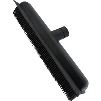 Comair Antistatický gumový smeták Premium černý 7x33cm s vodní stěrkou