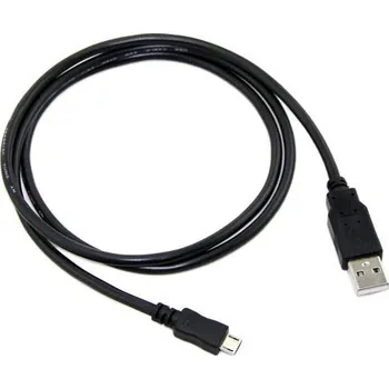 Datový kabel C-TECH USB 2.0 USB A male/USB Micro B male 0,5m, černý