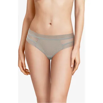 Souprava dámského spodního prádla Šortky PASSIONATA (48D4-10), Velikost M, Barva šedá