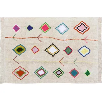 Koberec Koberec Lorena Canals 170 x 240 cm kosočtverce - krémový Morocco