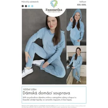 Nit Tištěný střih Dámská domácí souprava XXS-XXXL