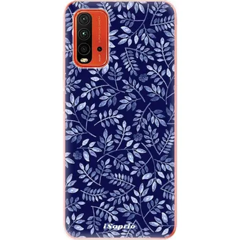 Pouzdro na mobilní telefon Odolné silikonové pouzdro iSaprio - Blue Leaves 05 - Xiaomi Redmi 9T