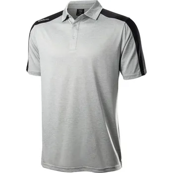 Oblečení a móda Wilson Staff Two Tone pánské golfové triko, světle šedé