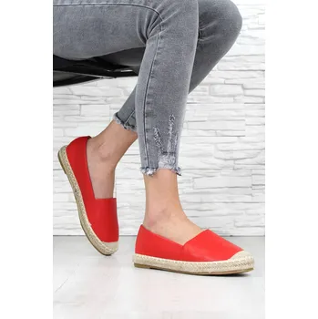 Dámské tenisky Lemon Tree Červené espadrilky JC02-3R Velikost: 38