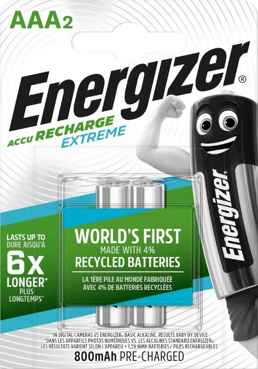 Energizer Recharge Extreme AAA (2 pack)