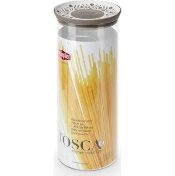 Dóza na potraviny TOSCA kulatá nádoba 2,2 litru hnědá