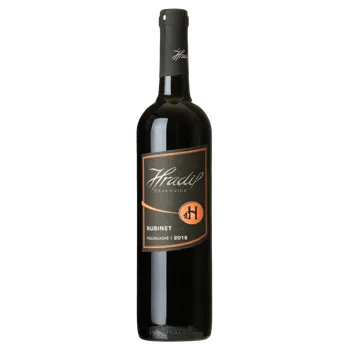 Víno HRADIL Rubinet, moravské zemské víno, polosladké