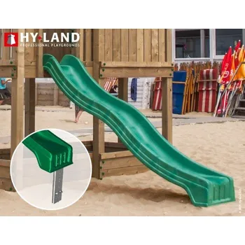 skluzavka Playground System Skluzavka pro veřejný sektor Hy-land plastová 3 m - zelená