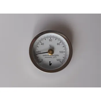 V&G Valogin Teploměr bimetalový zadní vývod 0-120°C Průměr: 63 mm, délka jímky: 50 mm