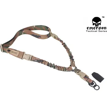 Airsoft EmersonGear Jednobodový pružný popruh L.Q.E - Multicam
