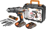 WORX Orange WX371.10 2 x 2.0 Ah + kufr 