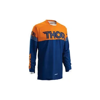 Moto dres THOR - dres PHASE dětský Oranžová XL