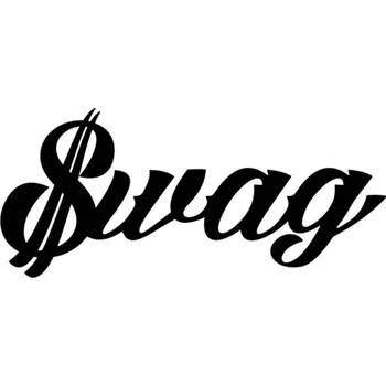 Samolepicí dekorace na vozidlo Samolepka dolary swag na auto a motorku, tuning nálepka (5419)