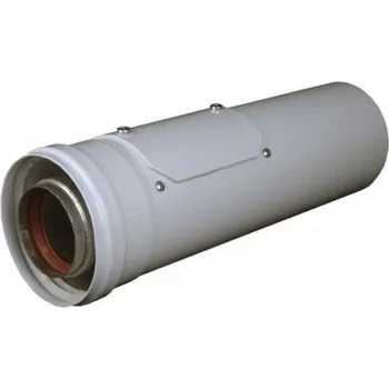 Kotel Thermona Vsuvka s kontrolním otvorem, l 330mm, průměr 60/100 mm, pro kotel "turbo" 28433