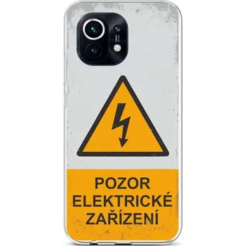 Pouzdro na mobilní telefon Kryt Xiaomi Mi 11 silikon Pozor elektrické zařízení (obal neboli pouzdro na Xiaomi Mi 11)