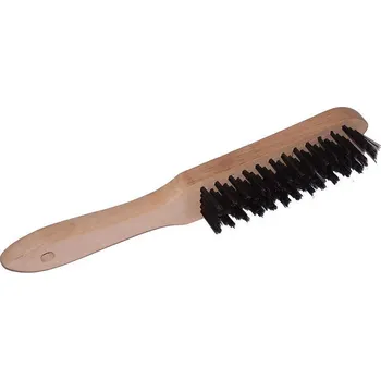 Drátěný kartáč Ocelový kartáč 5 řadý dřevěná rukojeť