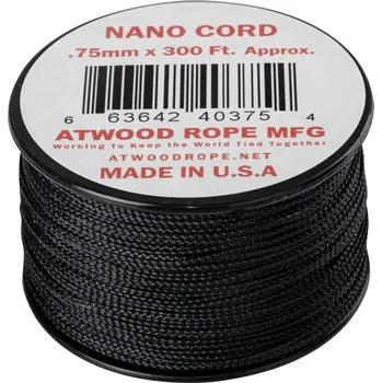 Lano Atwood Rope Nano Cord - Black