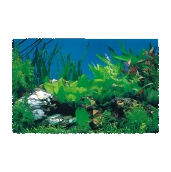 Dekorace do akvária Akvarijní pozadí oboustranné rostliny / černá