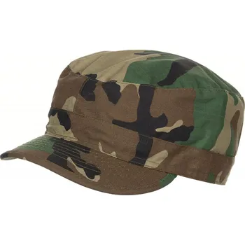 Klobouk MFH Čepice US Patrol Cap R/S Woodland MFH® 10213T Vyberte velikost: S(54-55)
