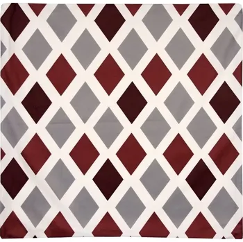 Povlak na dekorativní polštářek Povlak na polštář Kosočtverec 45 x 45 cm sada 2 ks