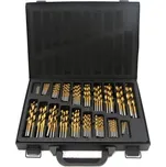 Sada vrtáků do železa, HSS 170ks, titanový potah, Geko G38219