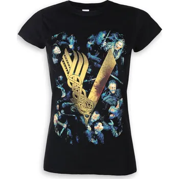 Dámské tričko tričko dámské Vikingové - FIGHT - PLASTIC HEAD - PH11031G - XL