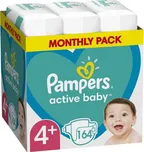 Pampers Active Baby 4+ 10-15 kg 164 ks