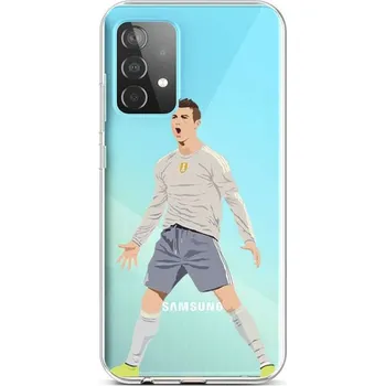 Pouzdro na mobilní telefon Kryt Samsung A52 silikon Fotbalista (obal neboli pouzdro na Samsung A52)