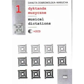 Hudební výchova Dyktanda muzyczne z.1 + 2 CD PWM - Dobrowolska Danuta