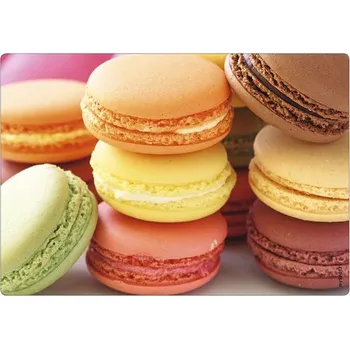 Obklad Obkladový panel do kuchyně mySPOTTI pop Makronky 41x59 cm