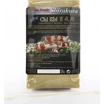 Krmivo pro rybičky Shirakura Chi Ebi 20 g krmivo pro mladé krevetky