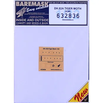 Plastikový model HGW 1/32 Mask DH.82A Tiger Moth (ICM)
