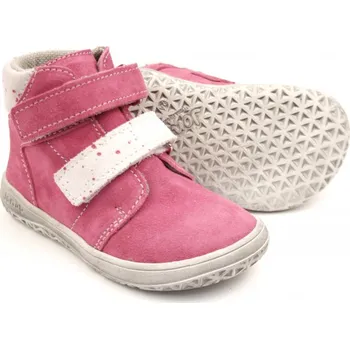Dívčí polobotky Jonap barefoot B2SV Růžová puntík EUR 29