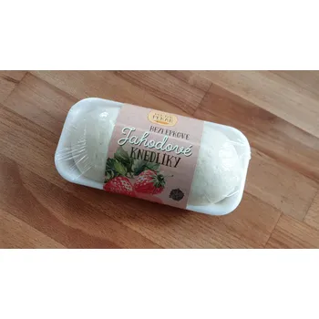 Trvanlivě pečivo Jahodové kynuté knedlíky bez lepku - 2 ks, min. 180 g