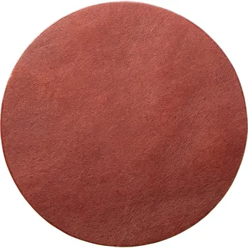 Podtácek Kožený podtácek CIRCLE Chesnut Počet: 6, Dárková plechová krabička: Ne