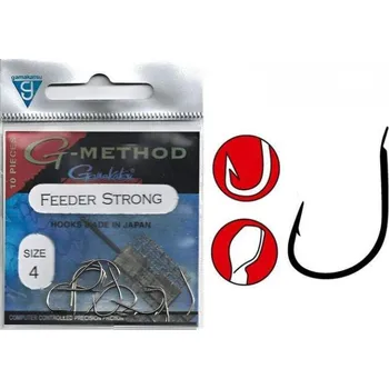 Rybářský háček Gamakatsu Feeder Strong háčky vel.: 4