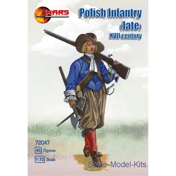 Plastikový model Mars Figures 1/72 Polish infantry (late), XVII century