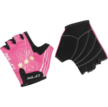 Sport XLC CG-S08 Princess vel.5 (Dětské cyklistické rukavice XLC CG-S08 princezna/růžové vel.5)